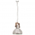 Industrialna lampa wisząca, 25 W, srebrna, okrągła, 30 cm, E27
