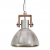 Industrialna lampa wisząca, 25 W, srebrna, okrągła, 30 cm, E27