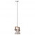 Industrialna lampa wisząca, 25 W, srebrna, okrągła, 19 cm, E27