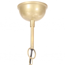 Industrialna lampa wisząca, 25 W, mosiężna, okrągła, 40 cm, E27