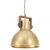 Industrialna lampa wisząca, 25 W, mosiężna, okrągła, 40 cm, E27