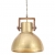 Industrialna lampa wisząca, 25 W, mosiężna, okrągła, 40 cm, E27