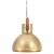 Industrialna lampa wisząca, 25 W, mosiężna, okrągła, 40 cm, E27