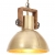 Industrialna lampa wisząca, 25 W, mosiężna, okrągła, 30 cm, E27