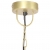Industrialna lampa wisząca, 25 W, mosiężna, okrągła, 30 cm, E27