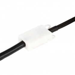 Industrialna lampa wisząca, 25 W, biała, okrągła, 19 cm, E27