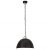 Industrialna lampa wisząca, 25 W, czarna, okrągła, 41 cm, E27