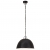 Industrialna lampa wisząca, 25 W, czarna, okrągła, 41 cm, E27
