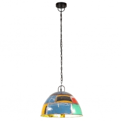 Industrialna lampa wisząca, 25 W, kolorowa, okrągła, 41 cm, E27