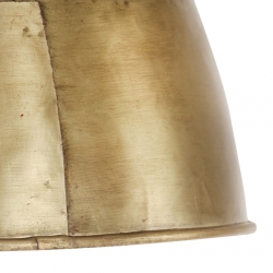 Industrialna lampa wisząca, 25 W, mosiężna, okrągła, 31 cm, E27