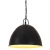 Industrialna lampa wisząca, 25 W, czarna, okrągła, 31 cm, E27