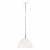Industrialna lampa wisząca, 25 W, biała, okrągła, 31 cm, E27