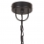Industrialna lampa wisząca, 25 W, kolorowa, okrągła, 31 cm, E27