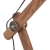 Industrialna lampa stołowa, czarna, okrągła, 58x18x90 cm, E27