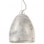 Industrialna lampa wisząca, 25 W, srebrna, okrągła, 42 cm, E27