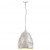 Industrialna lampa wisząca, 25 W, srebrna, okrągła, 42 cm, E27
