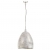 Industrialna lampa wisząca, 25 W, srebrna, okrągła, 42 cm, E27