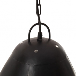 Industrialna lampa wisząca, 25 W, czarna, okrągła, 32 cm, E27