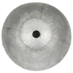 Lampa wisząca, 25 W, kolor srebra, okrągła, 48 cm, E27