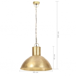 Lampa wisząca, 25 W, kolor mosiądzu, okrągła, 48 cm, E27