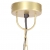 Lampa wisząca, 25 W, kolor mosiądzu, okrągła, 48 cm, E27