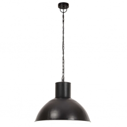 Lampa wisząca, 25 W, czarna, okrągła, 48 cm, E27