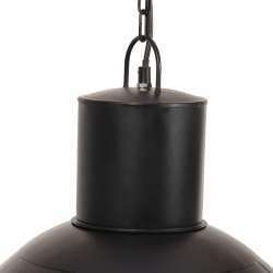 Lampa wisząca, 25 W, czarna, okrągła, 48 cm, E27