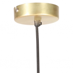 Lampa wisząca, 25 W, kolor mosiądzu, okrągła, 28,5 cm, E27