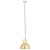 Lampa wisząca, 25 W, kolor mosiądzu, okrągła, 28,5 cm, E27