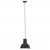 Lampa wisząca, 25 W, czarna, okrągła, 28,5 cm, E27