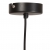 Lampa wisząca, 25 W, czarna, okrągła, 28,5 cm, E27