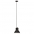 Lampa wisząca, 25 W, czarna, okrągła, 17 cm, E27