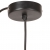 Lampa wisząca, 25 W, czarna, okrągła, 17 cm, E27