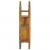 Półka ścienna Yin Yang, 80x17,5x80 cm, lite drewno tekowe