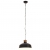 Industrialna lampa wisząca, 58 cm, czarna, E27