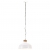 Industrialna lampa wisząca, 58 cm, biała, E27