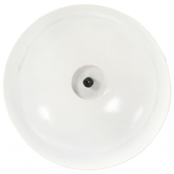 Industrialna lampa wisząca, 32 cm, biała, E27