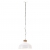Industrialna lampa wisząca, 32 cm, biała, E27