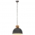 Industrialna lampa wisząca, szara, okrągła, 50 cm, E27, mango