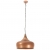 Industrialna lampa wisząca, miedziana, żelazo i drewno, 45 cm