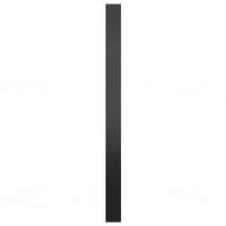 Lustro ścienne, czarne, 40 cm