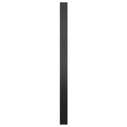 Lustro ścienne, czarne, 50 cm