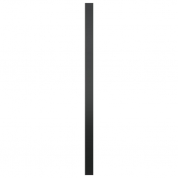 Lustro ścienne, czarne, 60 cm