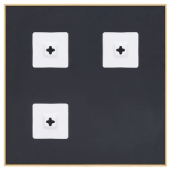 Lustro, złote, 70x70 cm