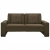 Rozkładana sofa, brązowa, sztuczna skóra
