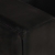 Sofa 2-osobowa, czarna, skóra naturalna