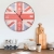 Zegar ścienny w stylu vintage, z flagą UK, 60 cm