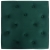 Stołek, ciemnozielony, 60x60x36 cm, obity aksamitem