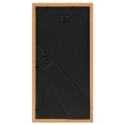 Ramki 3D na 3 zdjęcia 10x15 cm, 5 szt., kolor dębu, 18x35 cm