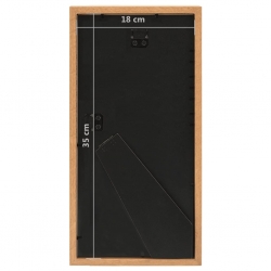 Ramki 3D na 3 zdjęcia 10x15 cm, 5 szt., kolor dębu, 18x35 cm